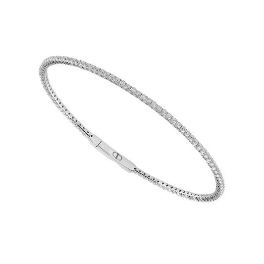 Diamond Bangle 1.5 ct tw 14k White Gold