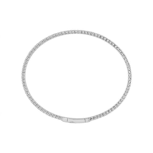 Diamond Bangle 1.4 ct tw 14k White Gold