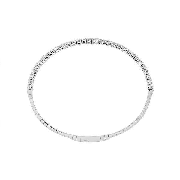 Diamond Bangle 2 ct tw 14k White Gold