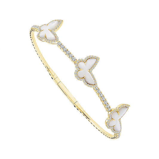 Diamond Bangle 1.00 ct tw 14k Yellow Gold