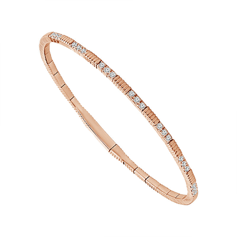 Diamond Bangle 0.40 ct tw 14k Yellow Gold