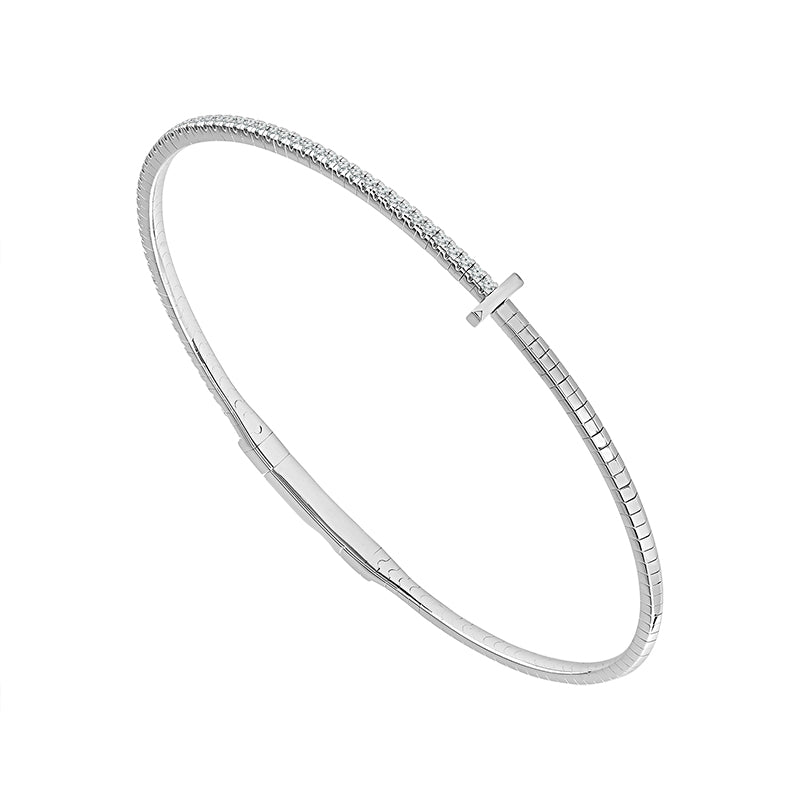 Diamond Bangle 0.25 ct tw 14k Yellow Gold