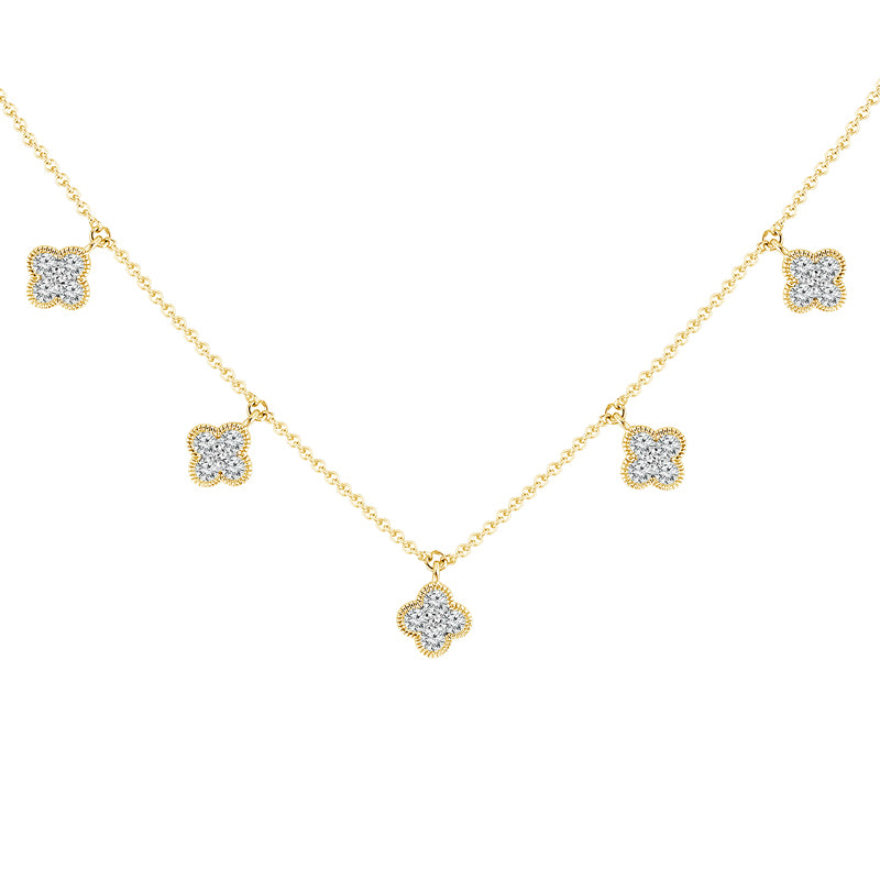 Diamond Fashion Necklace 0.40 ct tw 14k Yellow Gold