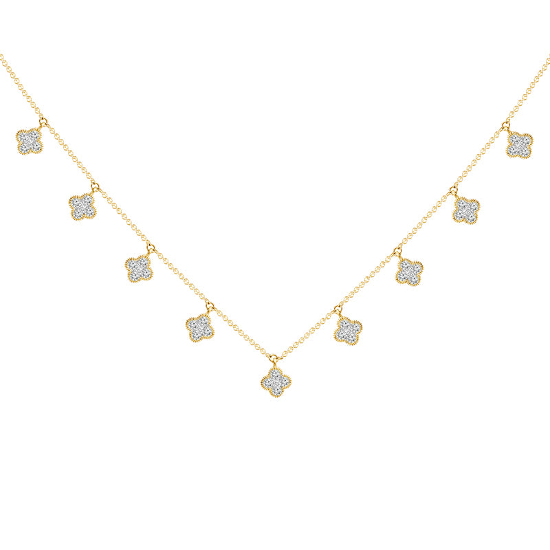 Diamond Fashion Necklace 0.60 ct tw 14k Yellow Gold