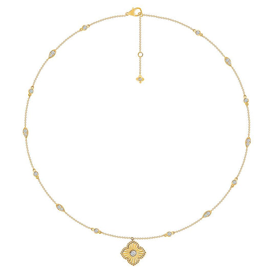 Diamond Fashion Necklace 0.90 ct tw 14k Yellow Gold