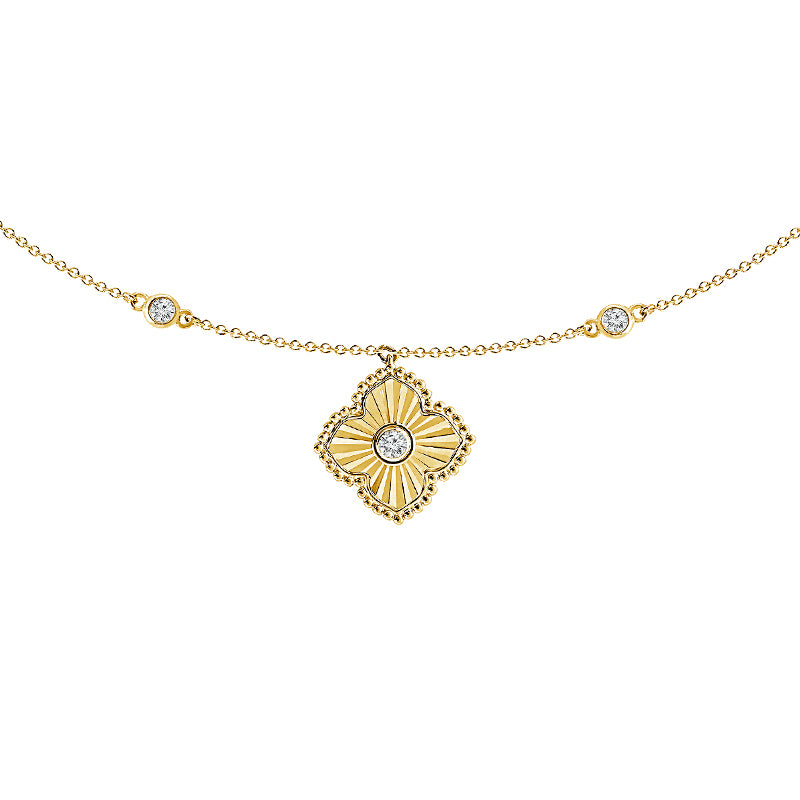 Diamond Fashion Necklace 0.90 ct tw 14k Yellow Gold