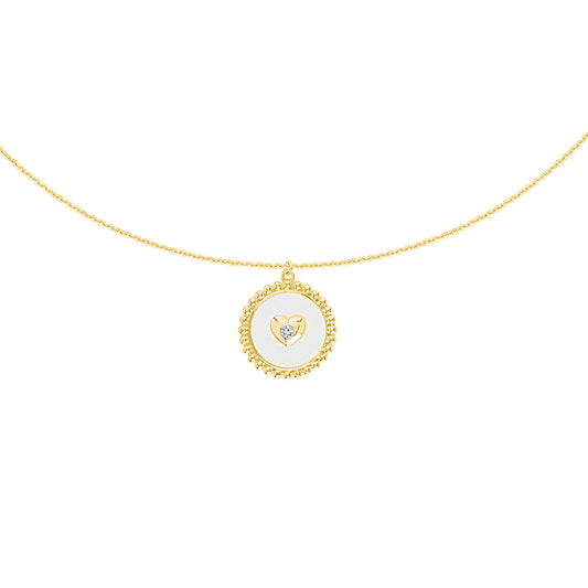 Diamond Fashion Pendant 0.025 ct tw 14k Yellow Gold