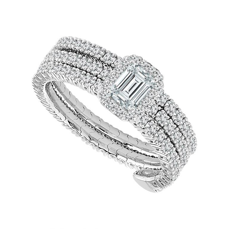 Diamond Fashion Ring 1.50 ct tw 14k White Gold