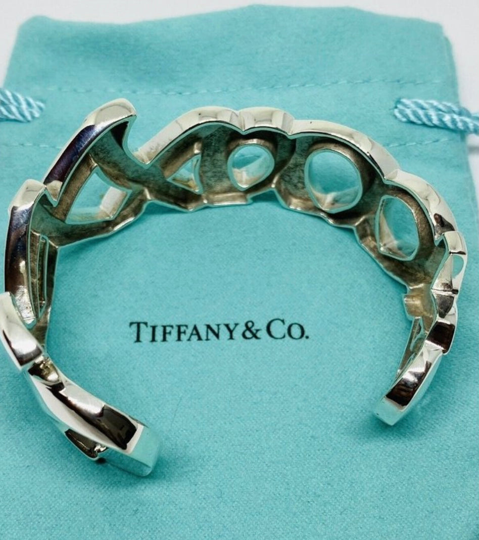 TIFFANY CO STERLING SILVER CUFF BY PALOMA PICASSO