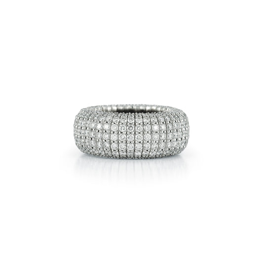 Medium Diamond Stretch Ring