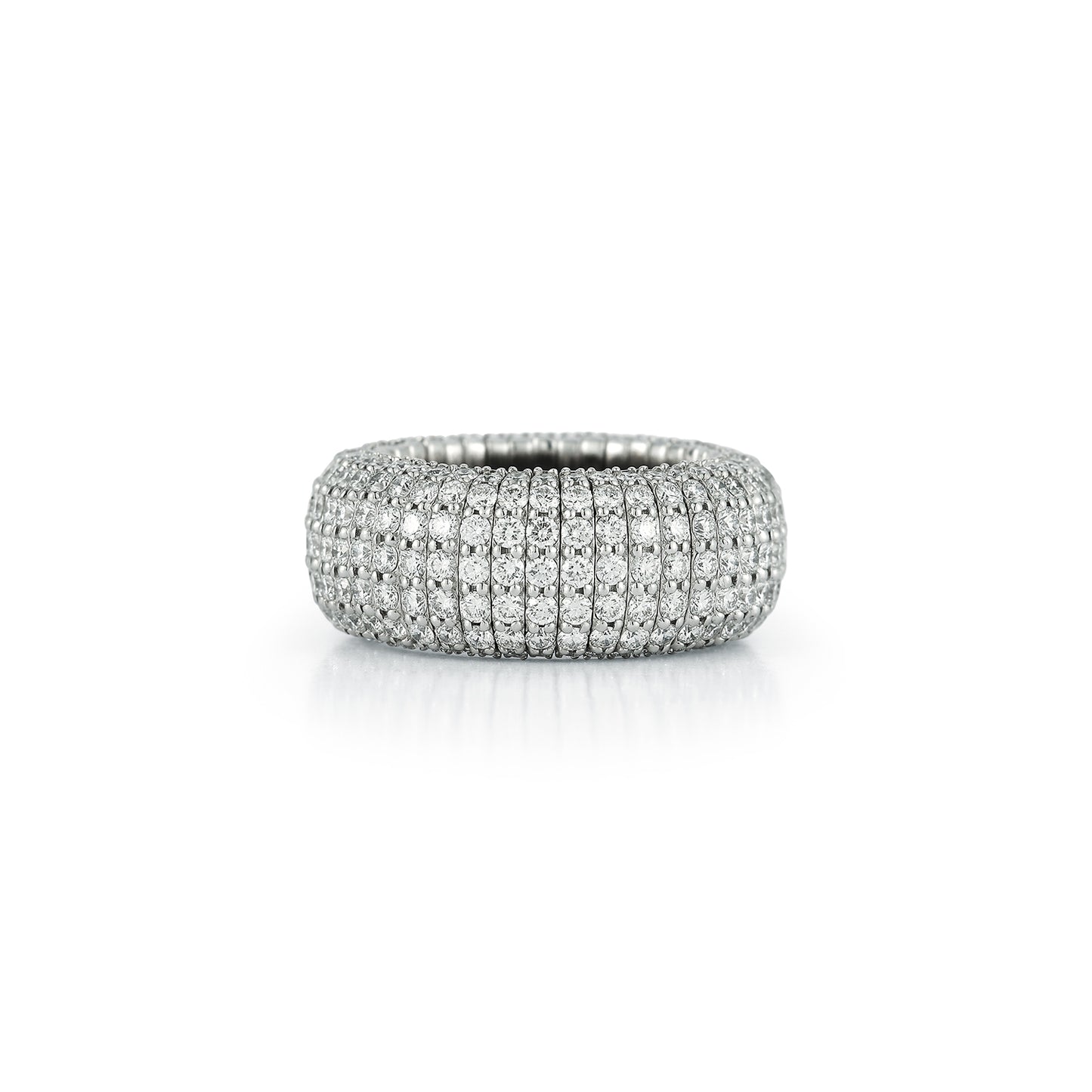 Medium Diamond Stretch Ring