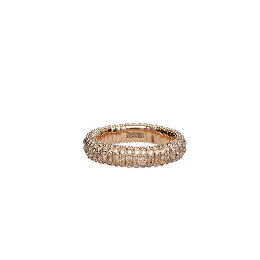 Thin Champagne Diamond Stretch Ring