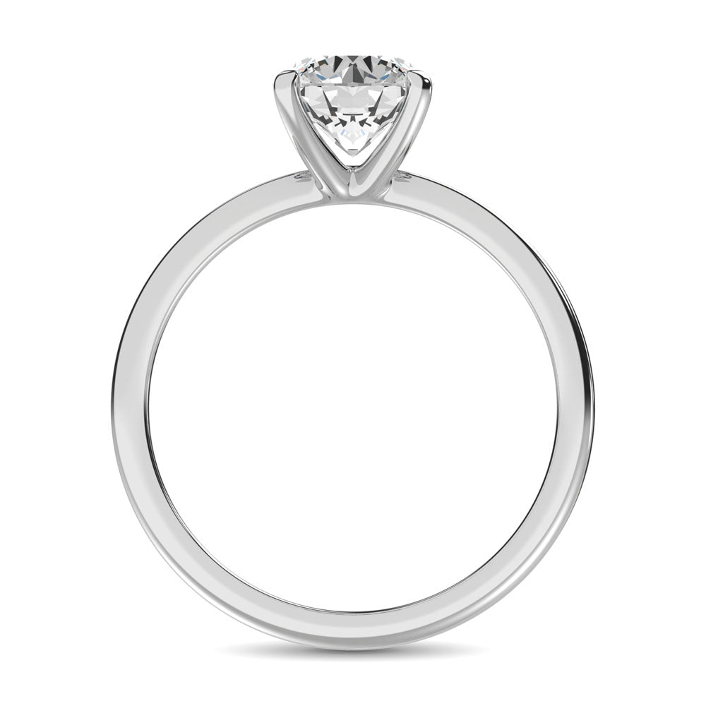 14K White Gold Lab Grown Diamond 1 Ct.Tw. Solitaire Ring