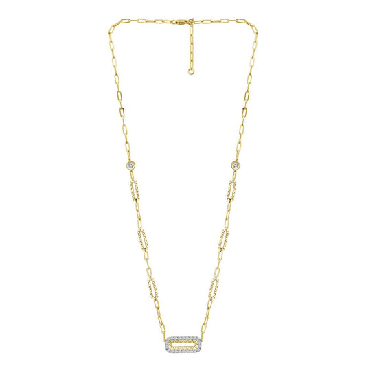 Diamond Fashion Necklace 0.75 ct tw 14k Yellow Gold