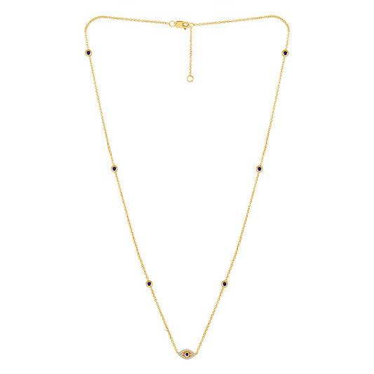 Diamond Fashion Necklace 0.13 ct tw 14k Yellow Gold