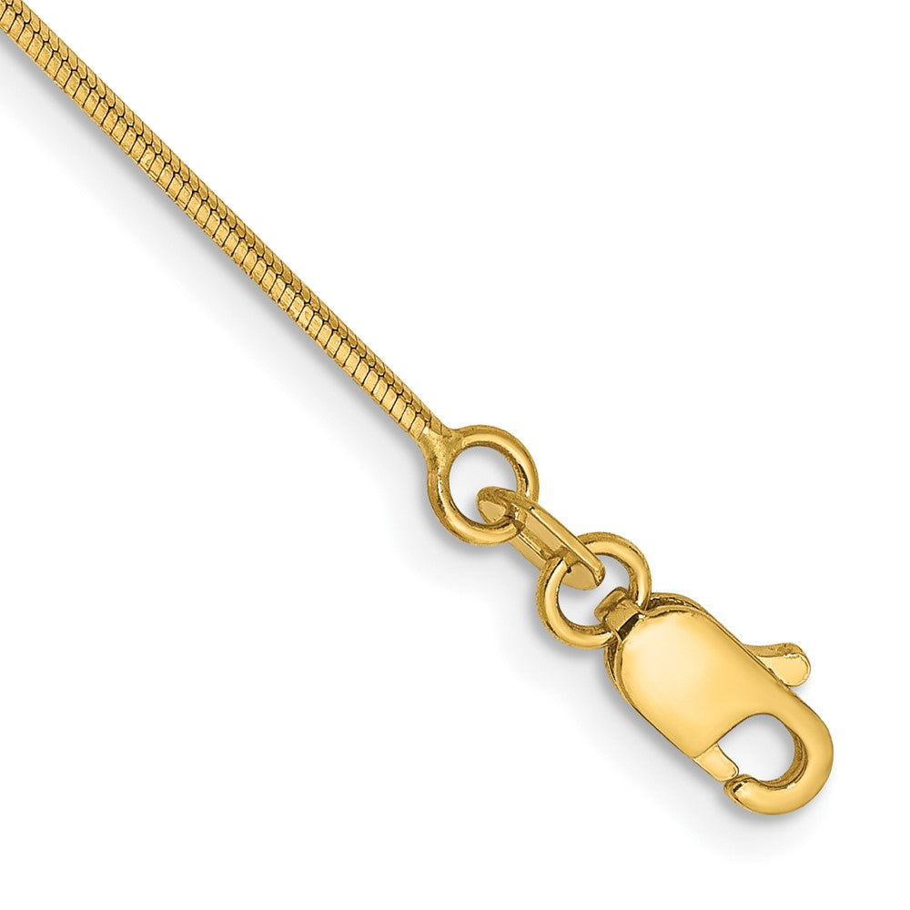 14k .8mm Octagonal Snake Chain