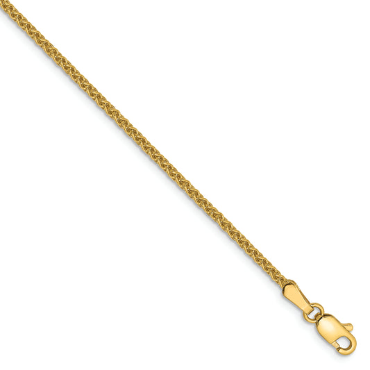 14k 1.7mm Spiga Chain