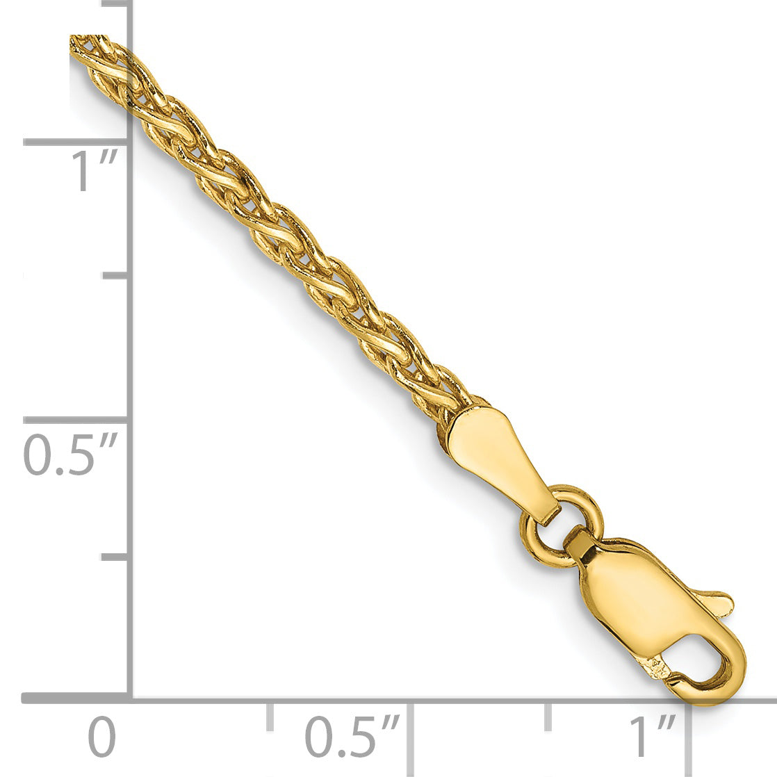 14k 2.25mm Parisian Wheat Chain