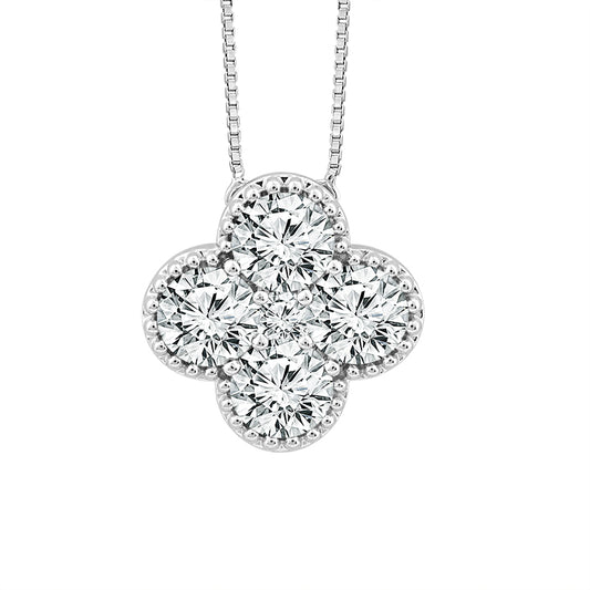 Diamond Fashion Pendant 0.50 ct tw 14k White Gold