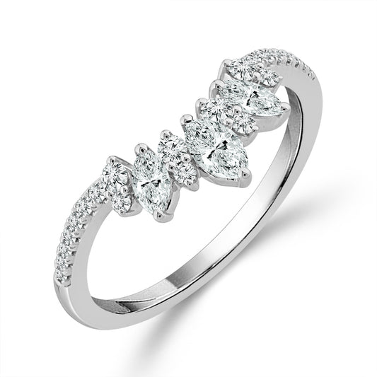 Diamond Band 0.50 ct tw 14k White Gold