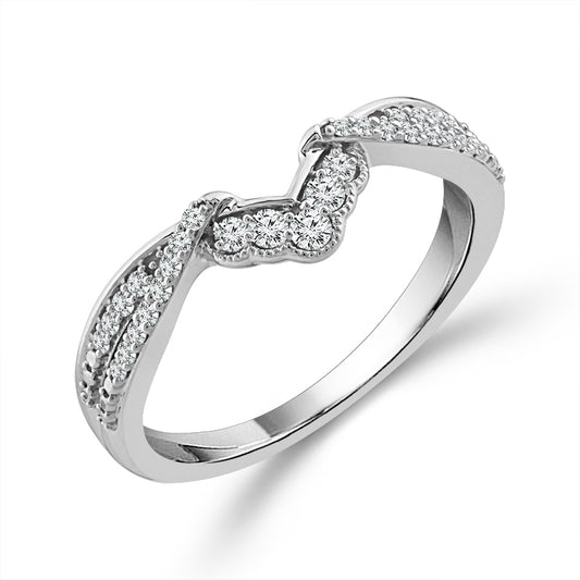 Diamond Band 0.13 ct tw 14k White Gold