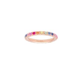 Rainbow Eternity Stackable Band