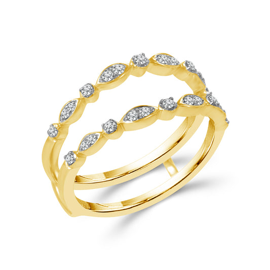 Diamond Enhancer Ring 0.17 ct tw 14k Yellow Gold