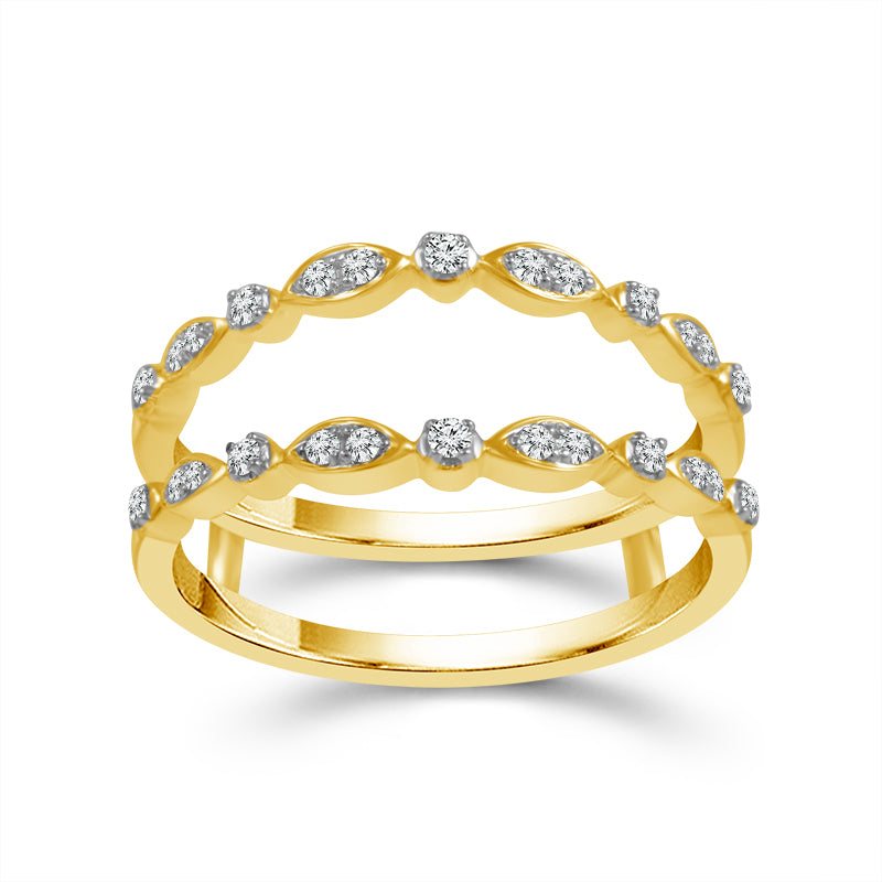 Diamond Enhancer Ring 0.17 ct tw 14k Yellow Gold