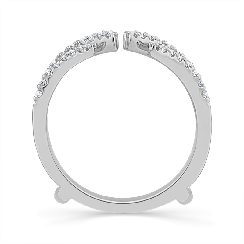 Diamond Enhancer Ring 0.50 ct tw 14k White Gold