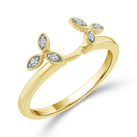 Diamond Enhancer Ring 0.05 ct tw 14k Yellow Gold