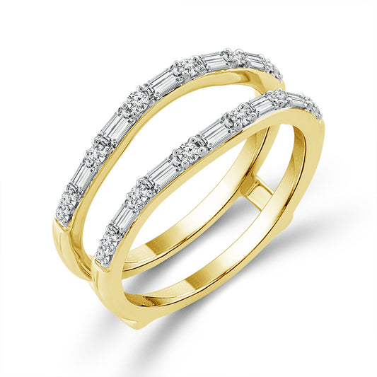 Diamond Enhancer Ring 0.50 ct tw 14k Yellow Gold