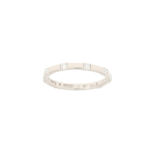 Spaced out Diamond Eternity Ring