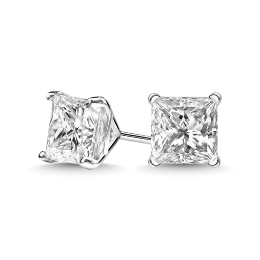 14K White Gold 2/5 Ct.Tw. Premium Diamond Stud Earrings