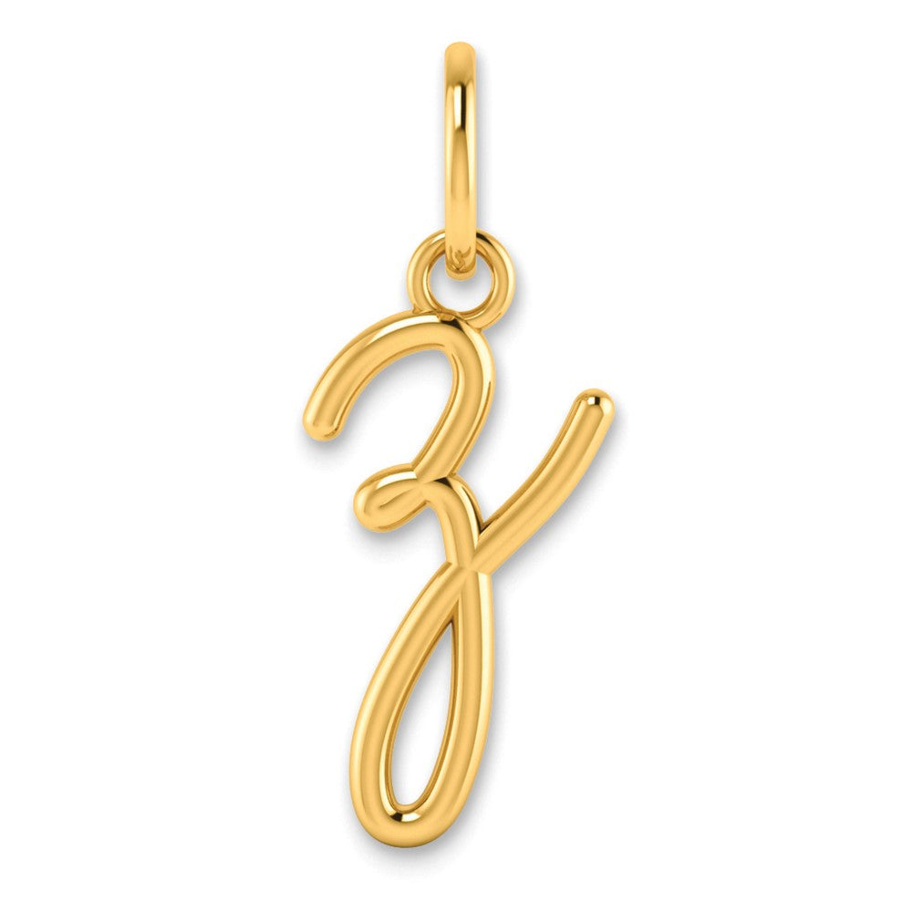 14KY Lower case Letter Z Initial Charm