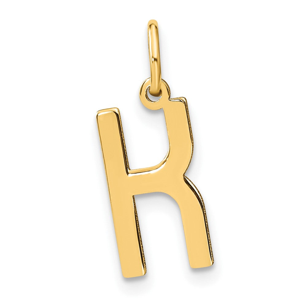 14ky Letter K Initial Pendant