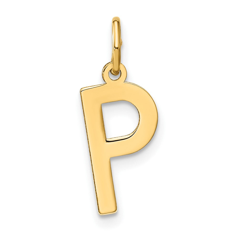 14ky Letter P Initial Pendant