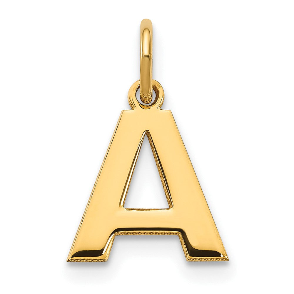 14ky Letter A Initial Pendant