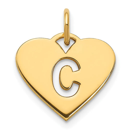 14ky Initial Letter C Initial Charm