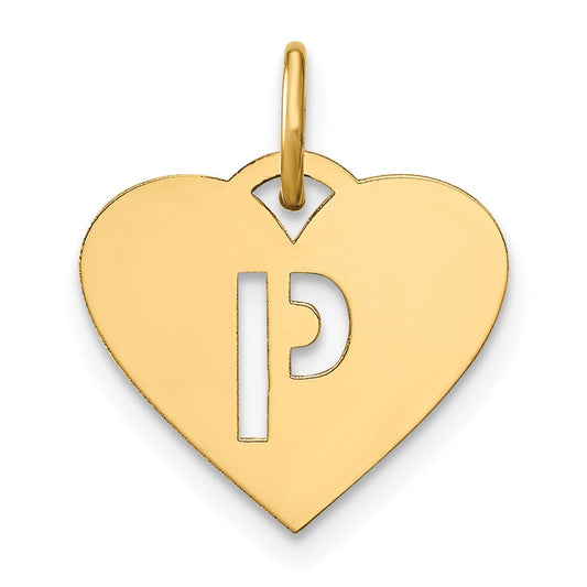 14ky Initial Letter P Initial Charm