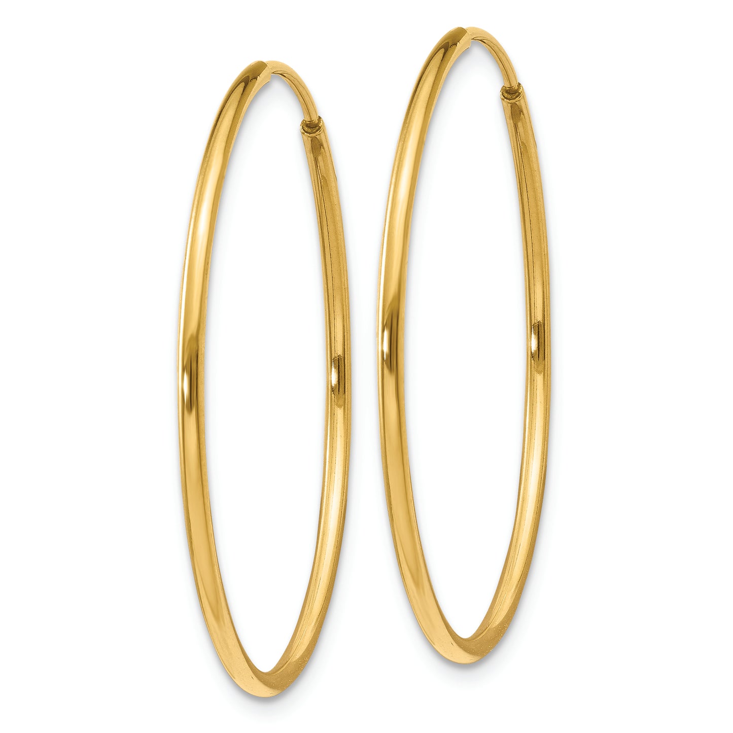 14k 1.25mm Endless Hoop Earring