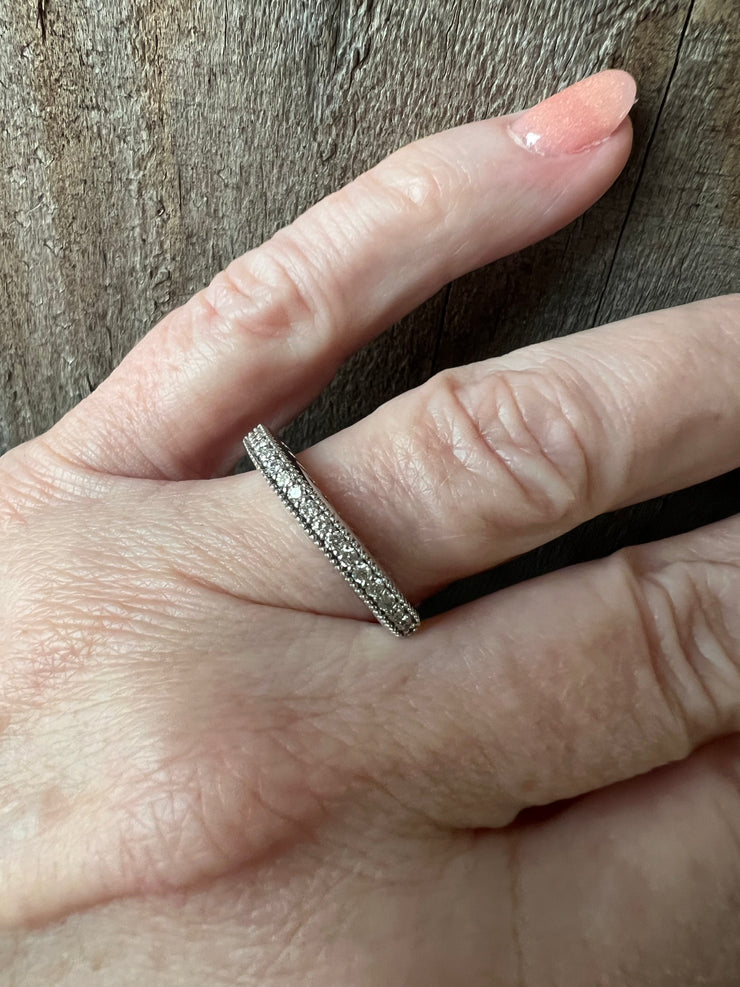 Brevani 1/4 Carat White Gold Flexible Ring – Hillcrest Designer Jewelry
