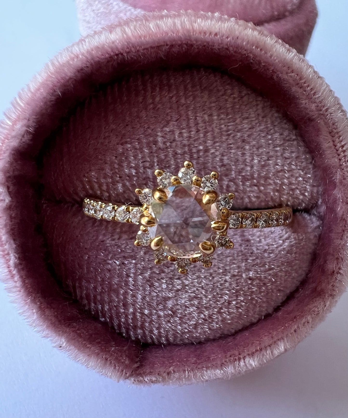 Starburst Engagement Ring