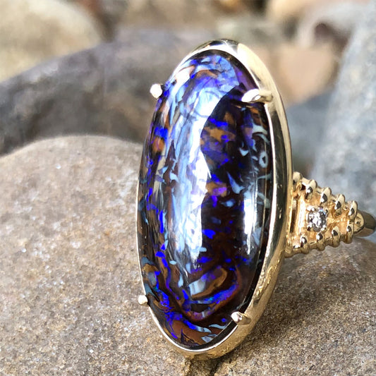 11.92 Yowah Opal Ring