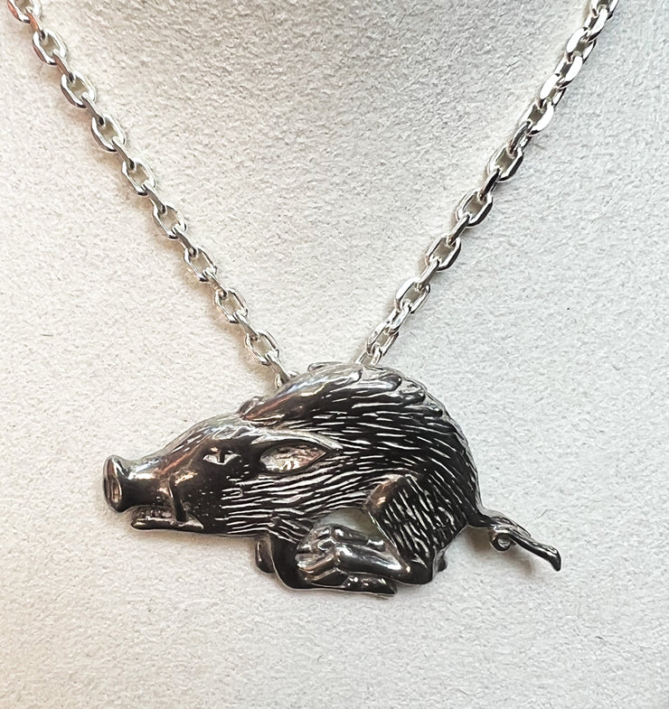 Silver Razorback Razorback Pendant - Silver – Hillcrest Designer Jewelry