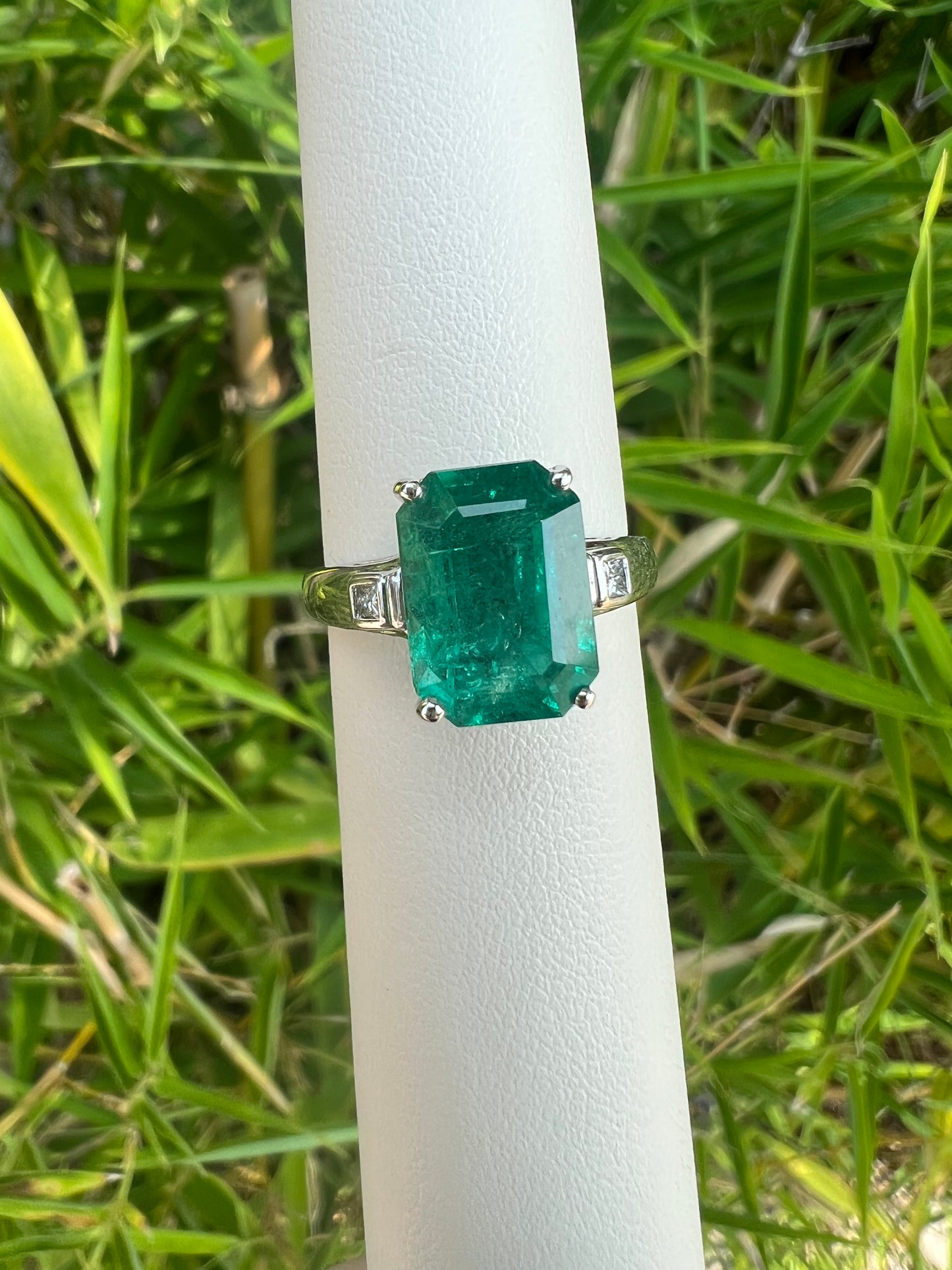 4.50 Carat Emerald Ring