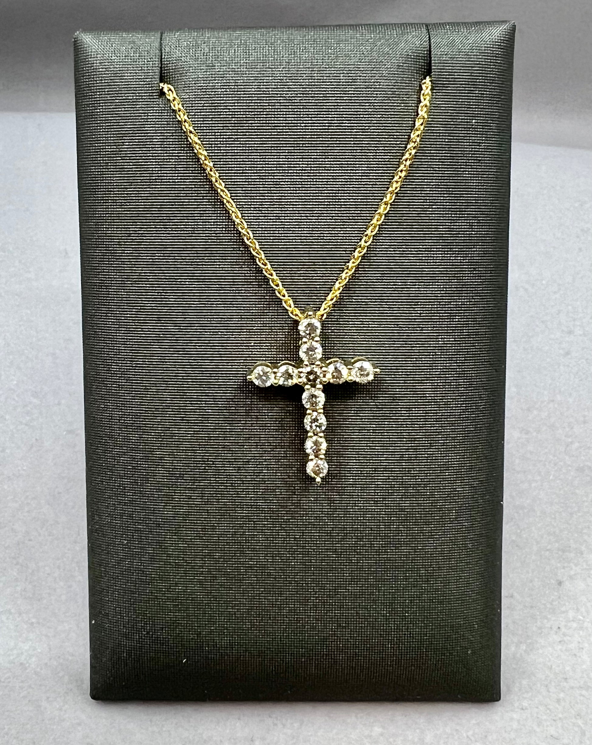 Designer crucifix deals necklace